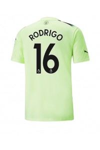 Manchester City Rodri Hernandez #16 Voetbaltruitje 3e tenue 2022-23 Korte Mouw